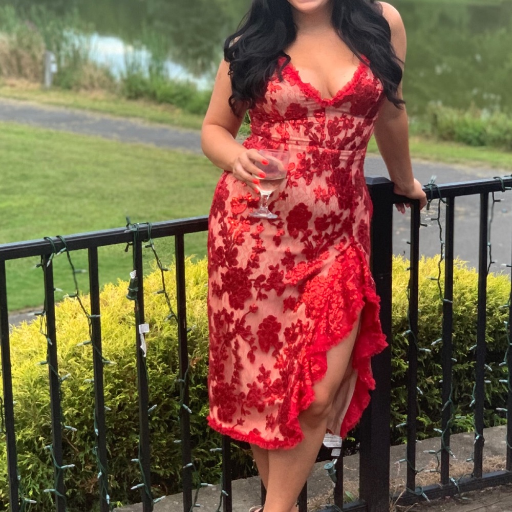 NBD Dragonfly Midi Revolve dress